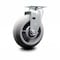 Service Caster 6 Inch Thermoplastic Rubber Wheel Swivel Caster with Roller Bearing SCC SCC-20S620-TPRRD - alternate 1